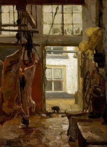 Slakteri. 1889 av Willem Bastiaan Tholen