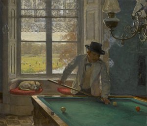 Biljardspilleren, 1896.