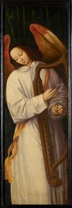 Angel Playing Harp, ca 1559. av Willem Benson