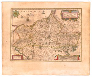 Hertugdømmet Mecklenburg av Willem Blaeu