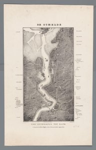 Walk of the Schelde fra Fort Bath til Antwerpen, 1832 Schelde fra Antwerpen til Bath (tittel på objekt) av Willem Charles Magnenat