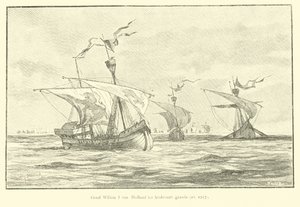 Grev William I av Holland på reise til det 5. korstoget, 1217 av Willem II Steelink