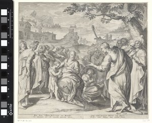 Kristus velsigner barna av Willem Isaacsz. van Swanenburg