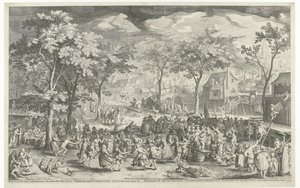 Bymesse, ca. 1610 av Willem Isaacsz. van Swanenburg