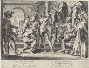 Grev Vilhelm III av Holland beordrer halshugging av fogden sin Thronus Justitiae (serietittel)