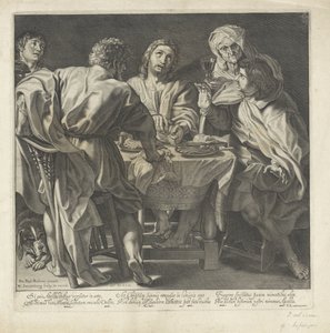 Måltid i Emmaus av Willem Isaacsz. van Swanenburg