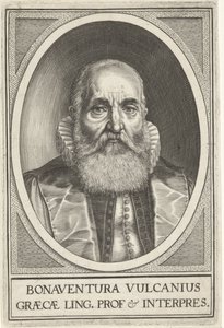 Portrett av Bonaventura Vulcanius av Willem Isaacsz. van Swanenburg