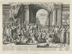 Tyranni av Alba, ca. 1569 Delineatio deplorati status Belgia sub immensa tyrannide Albani ducis, Ferdinandi a Toledo (tittel på objekt) Bilde av den elendige staten Nederland, under hertugen av Albas grusomme tyranni (tittel på av Willem Jacobsz Delff (attributed to)