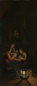 Triptych: Allegory of Art Training