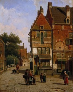 En nederlandsk gatescene