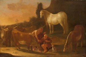 Merkur og Io av Willem Ossenbeeck