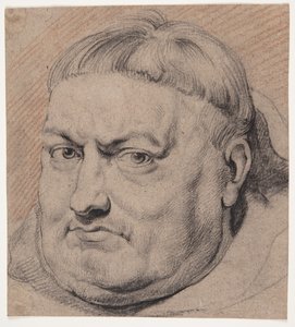 Leder for en munk, kvartprofil t.v. av Willem Panneels