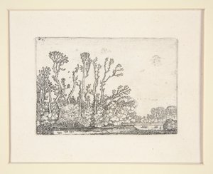 Saueflokk nær vannet, Plate 8 fra The Set of the Landscapes