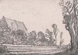 Huset med trappegavlen, fra Verscheyden Landtschapjes Various Little Lands..., ca. 1616.