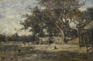 Gårdstun på Nord av Willem Roelofs (I)