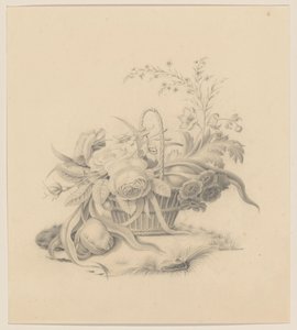 Kurv med blomster av Willem Verbeet