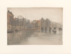 The Old Waal i Amsterdam av Willem Arnoldus Witsen