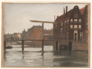 Utsikt over Uilenburg i Amsterdam av Willem Arnoldus Witsen