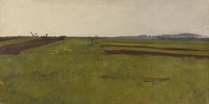 Landskap med jorder av Willem Arnoldus Witsen