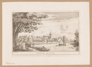 Utsikt over Vreeland Vreeland aan de Vecht (tittel på objekt) av Willem Writs (possibly)