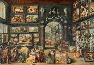 Studioet i Apelles av Willem van II Haecht