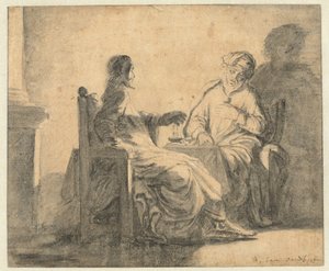Kristus og Nikodemus av Willem van Oordt