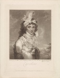 Portrett av Caroline Amalia Elisabeth av Brunswick-Wolfenbüttel