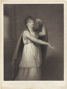 Portrett av Johanna Cornelia Ziesenis-Wattier Ziesenis f. Wattier, i karakteren til Epicharis (tittel på objekt)