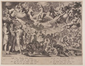Last Judgment, plate 13 fra Thrones of Justice (Thronus Iustitiae)