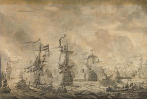 Slaget mellom den nederlandske og svenske flåten, i Øresund, 8. november 1658