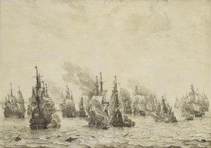 Slaget ved Livorno (Leghorn) Sjøslaget ved Livorno, 14. mars 1653: episode fra den første anglo-nederlandske krigen (1652-54)