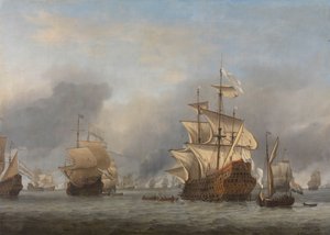 Fangsten av den kongelige prinsen Erobringen av det engelske admiralskipet «Royal Prince» 13. juni 1666, under de fire dagers kamp, ​​11.–14. juni 1666: episode fra den andre anglo-nederlandske krigen (1665–67)