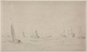 Frakt på et røft hav, 1665.