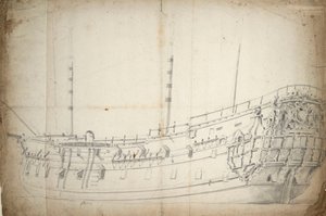 Porträt eines englischen Zweideckers