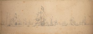  av Willem van de the Elder Velde