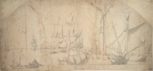  av Willem van de the Elder Velde
