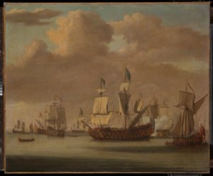  av Willem van de the Elder Velde
