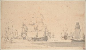  av Willem van de the Elder Velde