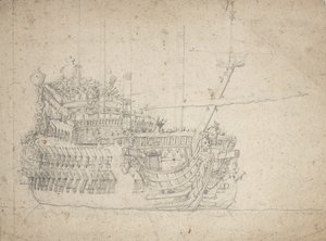  av Willem van de the Elder Velde