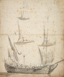  av Willem van de the Elder Velde