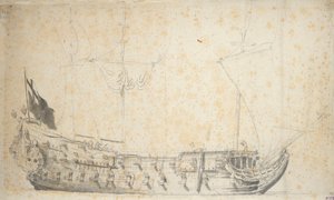  av Willem van de the Elder Velde