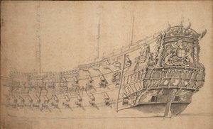  av Willem van de the Elder Velde