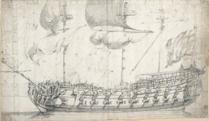  av Willem van de the Elder Velde