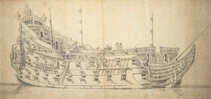  av Willem van de the Elder Velde