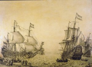  av Willem van de the Elder Velde