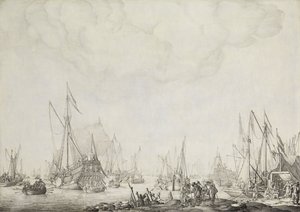 De kongelige og statlige yachtene av Willem van de the Elder Velde