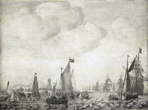 av Willem van de the Elder Velde
