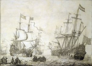  av Willem van de the Elder Velde