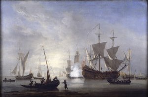 Forsendelse i ro, ca. 1680 (olje på lerret)