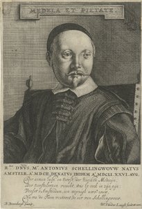 Portrett av Antonius Schellingwou av Willem van der Laegh